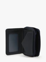 Portefeuille Maya Leder Lancaster Blauw maya 3-vue-porte