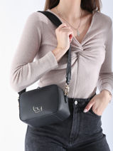 Cross Body Tas Emma By byblos Zwart emma BS01A05-vue-porte