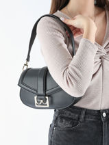 Cross Body Tas Isabella Nappa By byblos Zwart isabella nappa BS06A03-vue-porte