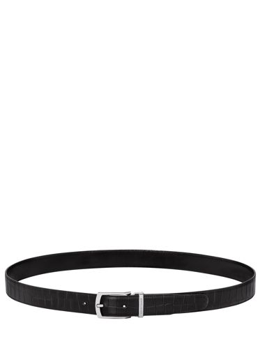 Longchamp Ceinture homme croco Riem Zwart