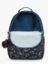 Rugzak 2 Compartimenten Met 15" Laptopvak Kipling Blauw back to school / pbg PBGI5816-vue-porte