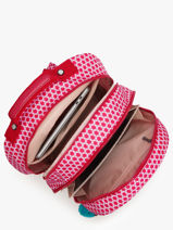 Rugzak 2 Compartimenten Kipling Rood back to school / pbg PBGI7090-vue-porte