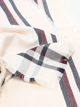 Sjaal Tommy hilfiger Wit essentiel AW17351-vue-porte