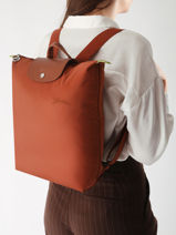 Longchamp Le pliage green Rugzak Bruin-vue-porte