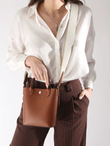 Longchamp Epure timeless Cross bodytas Bruin-vue-porte