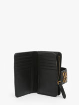 Portefeuille Leder Karl lagerfeld Zwart k autograph A1W32057-vue-porte