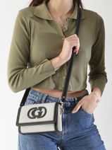 Cross Body Tas Sebina Guess Zwart sebina AG952419-vue-porte