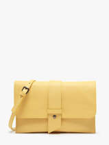 Cross Body Tas Caviar Leder Milano Geel caviar CA240610