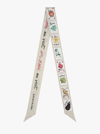 Longchamp Soie gots Foulard Veelkleurig