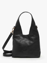 Cross Body Tas Cow Leder Basilic pepper Zwart cow BCOW2S