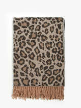 Sjaal Jira Met Luipaardprint Pieces Bruin jira 17083758