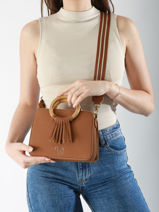 Crossbody Tas S Camomille Woomen Bruin camomille WCAO1S-vue-porte