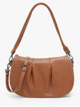 Cross Body Tas Caviar Leder Milano Bruin caviar CA24116