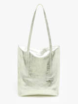 Schoudertas A4 Formaat Nine Leder Milano Zilver nine NI24111