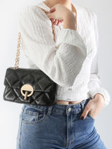 Cross Body Tas M Moon Leder Vanessa bruno Bruin moon 84V40533-vue-porte