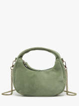 Cross Body Tas Velvet Leder Milano Groen velvet VE24113