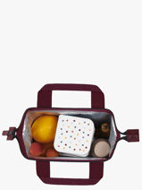 Lunchtas Cabaia Roze lunch LUNCHBAG-vue-porte