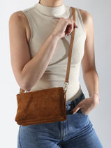 Cross Body Tas Velvet Caviar Milano Rood velvet caviar VC24117-vue-porte