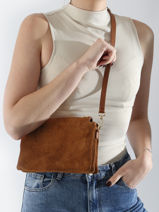 Cross Body Tas Velvet Caviar Milano Oranje velvet caviar VC24117-vue-porte