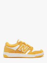 Sneakers Uit Leder New balance Geel men BB480LWA
