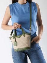 Handtas Judy Hexagona Beige judy 6520139-vue-porte