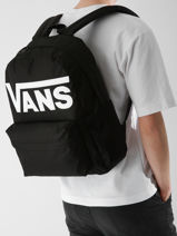 Rugzak 1 Compartiment Vans Groen backpack VN000H4Z-vue-porte
