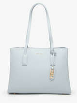 Schoudertas Saffiano David jones Blauw saffiano CM7468