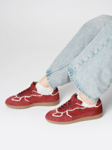 Sneakers Tb.490 Uit Leder Alohas Rood women 10082303-vue-porte