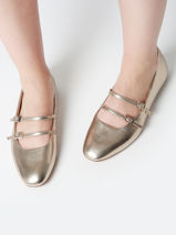 Ballerinas Uit Leder Tamaris Goud women 44-vue-porte