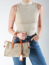 Handtas Leopard Vanessa wu Bruin leopard MA0132M-vue-porte