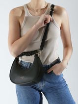 Cross Body Tas Grained Miniprix Bruin grained A9108-vue-porte