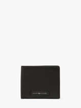 Portefeuille Monogram Tommy hilfiger Zwart monogram AM13252