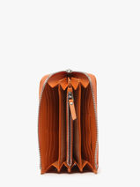 Portefeuille Caviar Leder Crinkles Oranje caviar 14304-vue-porte