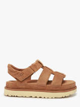 Sandalen Goldenstar Uit Leder Ugg Bruin women 1137890