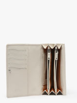 Portefeuille Caviar Leder Crinkles Beige caviar 14001-vue-porte