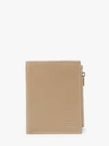 Portefeuille Caviar Leder Crinkles Beige caviar 14269