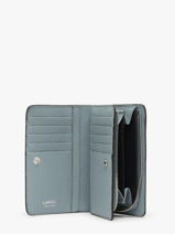 Portefeuille Met Rits Ninon Leder Lancel Blauw ninon A11123-vue-porte