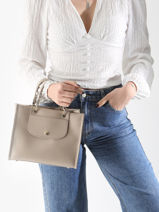 Longchamp Cabas longchamp Longchamp Beige-vue-porte