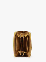 Portemonnee Heritage Leder Biba Geel heritage BT12-vue-porte