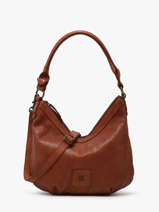 Schoudertas Heritage Leder Biba Bruin heritage BT29
