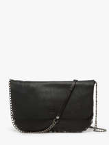 Cross Body Tas Leather Leder Biba Zwart leather ORA1L