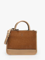 Handtas Raphia Lulu castagnette Bruin raphia YASSER