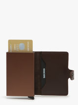 Kaarthouder Original Leder Secrid Bruin original MO-vue-porte