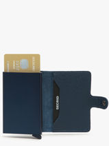 Kaarthouder Crisple Leder Secrid Blauw crisple K201TC-vue-porte