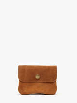 Portemonnee Leder Milano Oranje velvet VE23091