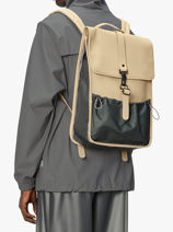 Rugzak 1 Compartiment Met 13" Laptopvak Rains Beige city 14280-vue-porte