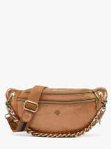 Heuptasje Leder Mila louise Bruin vintage 23689X