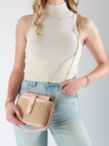 Cross Body Tas Capri Milano Roze capri CP23115-vue-porte
