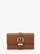 Portefeuille Leder Michael kors Bruin nolita F4GY5E8L