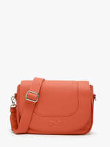 Cross Body Tas Ponant Leder Nathan baume Oranje regate 10